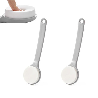 2Pcs Long Handle Back Lotion Applicator Shower Sponge