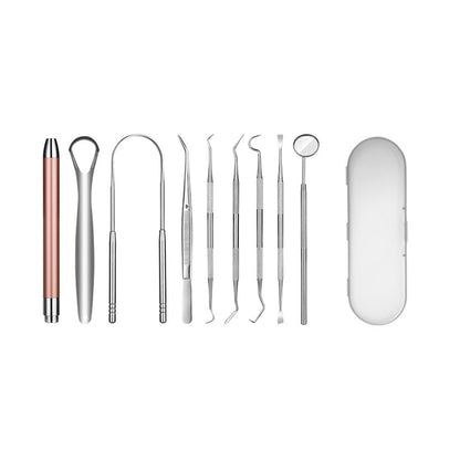 9-Pieces Dental Hygiene Tool Kit Oral Care Cleaning Tools Set