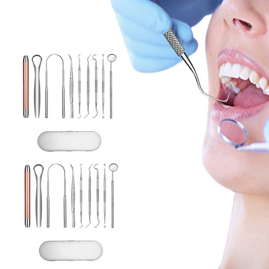 18-Pieces Dental Hygiene Tool Kit Oral Care Cleaning Tools Set