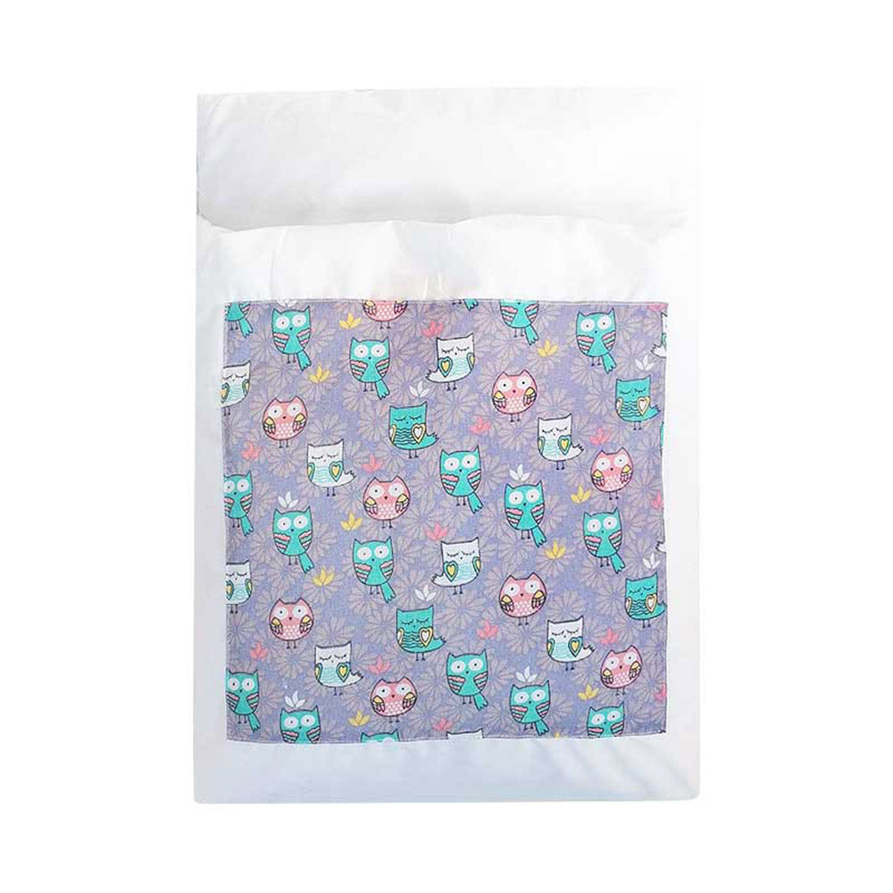 Japanese-Style Cat Bed Sleeping Bag with Pillow Purple-M