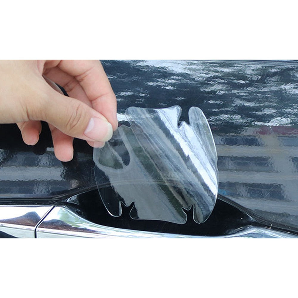 80Pcs Transparent Car Door Handle Anti Scratch Protector Film