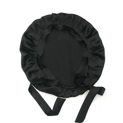 2 X Black and Pink Women's Mulberry Silk Turbans