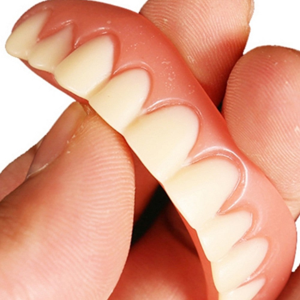 2 Pairs of Smile Fake Teeth Veneer