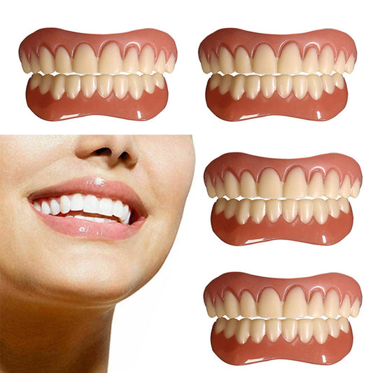 4 Pairs of Smile Fake Teeth Veneer