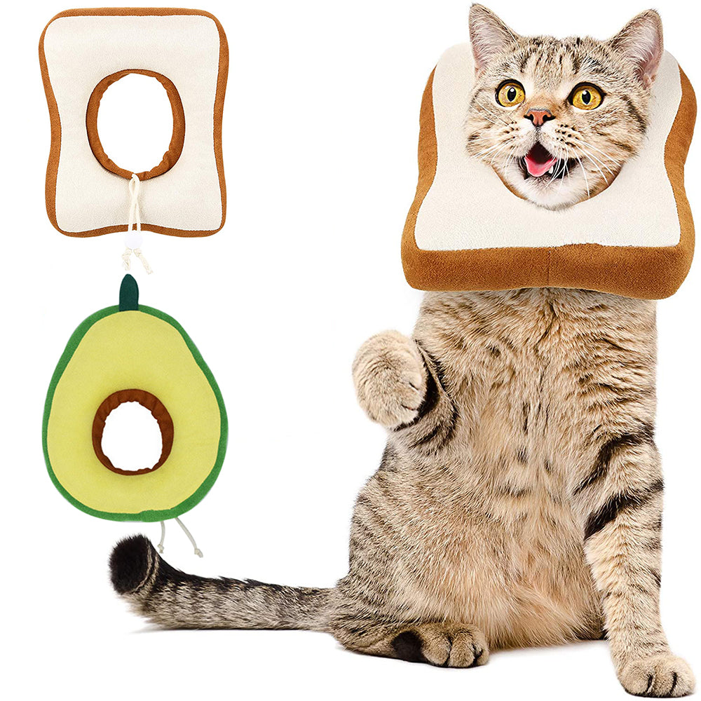 2pcs Pet Adjustable Cat E-Collar Pets Protective Collar