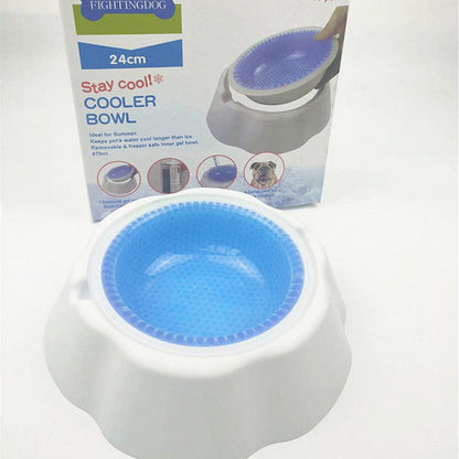 Pet Cooling Cool Bowl Freezable Frosty Bowl