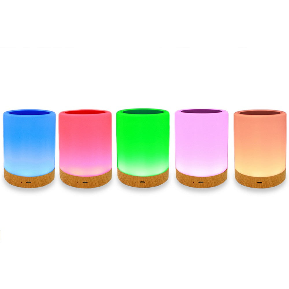 Touch LED Night Light Bedside Desk Lamp Table Mood USB Dimmable Rechargeable