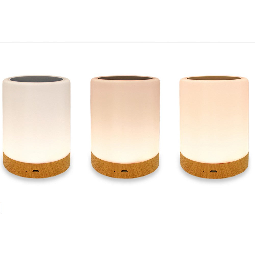 Touch LED Night Light Bedside Desk Lamp Table Mood USB Dimmable Rechargeable