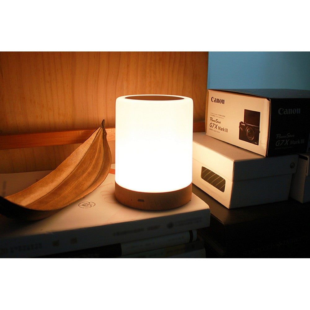 Touch LED Night Light Bedside Desk Lamp Table Mood USB Dimmable Rechargeable
