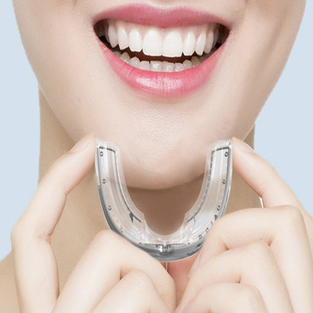 Anti ronflement Bruxism Anti Snoring Silicone Mouthguard Braces White