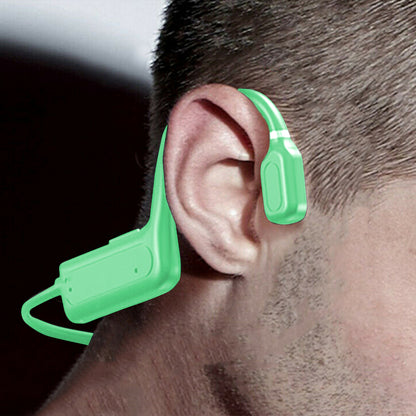 Bone Conduction Headphones 2pcs Bone Conduction Bluetooth Earphones -Blue and Green