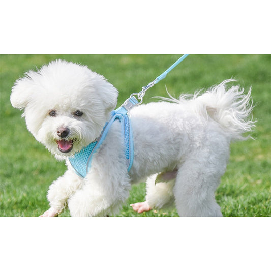 Reflective Pet Harness Leash Set Grey