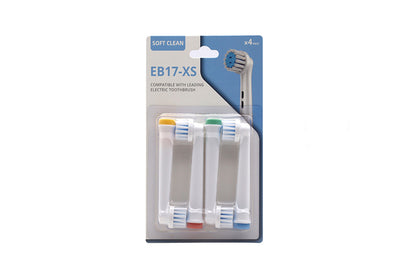 4pcs Electric Toothbrush Heads Replacement Heads Compatible with Oral and Oralby B-Style 4