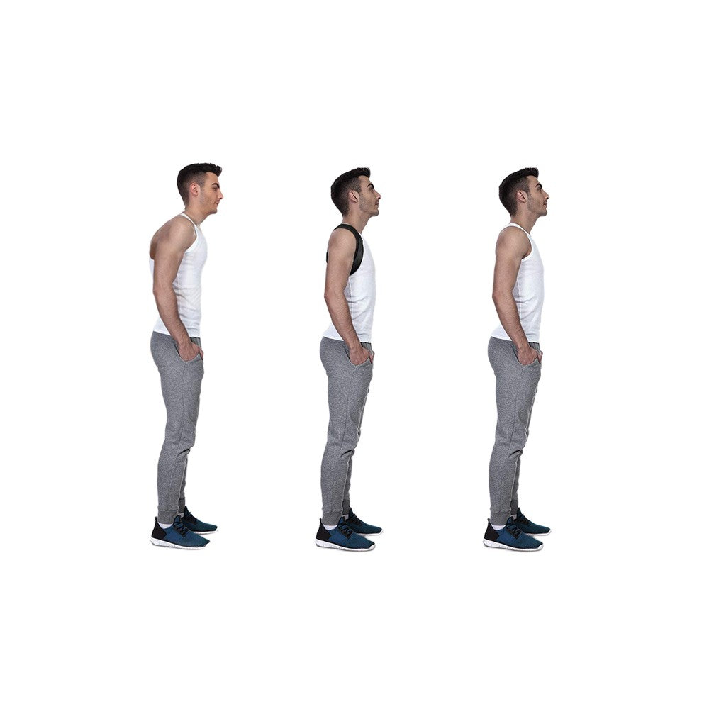 2pcs Posture Corrector for Women and Men Adjustable Upper Back Brace Breathable Back Support Straightener