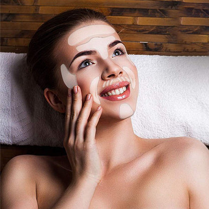 16-Piece Reusable Silicone Face Anti-Wrinkle Pads