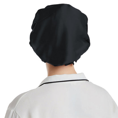 Soft Breathable 100% Mulberry Silk Sleep Night Cap Good for Your Hair Care - Black
