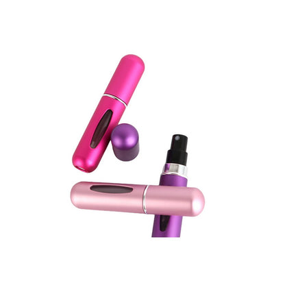 2Pcs Refillable Perfume Atomisers Travel Portable Mini Refillable Bottle Scent Pump Spray