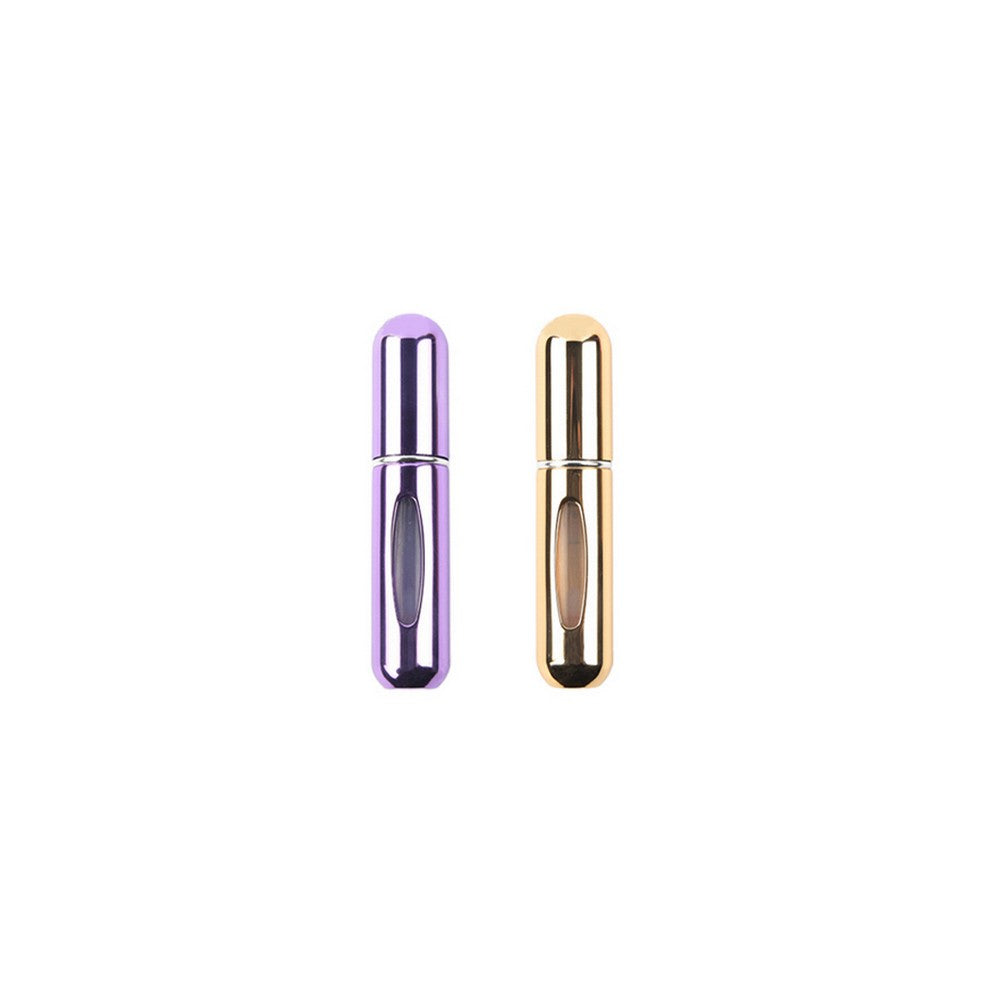 2Pcs Refillable Perfume Atomisers Travel Portable Mini Refillable Bottle Scent Pump Spray