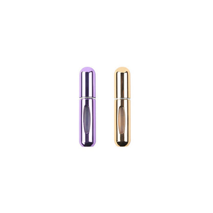 2Pcs Refillable Perfume Atomisers Travel Portable Mini Refillable Bottle Scent Pump Spray