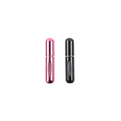 2Pcs Refillable Perfume Atomisers Travel Portable Mini Refillable Bottle Scent Pump Spray