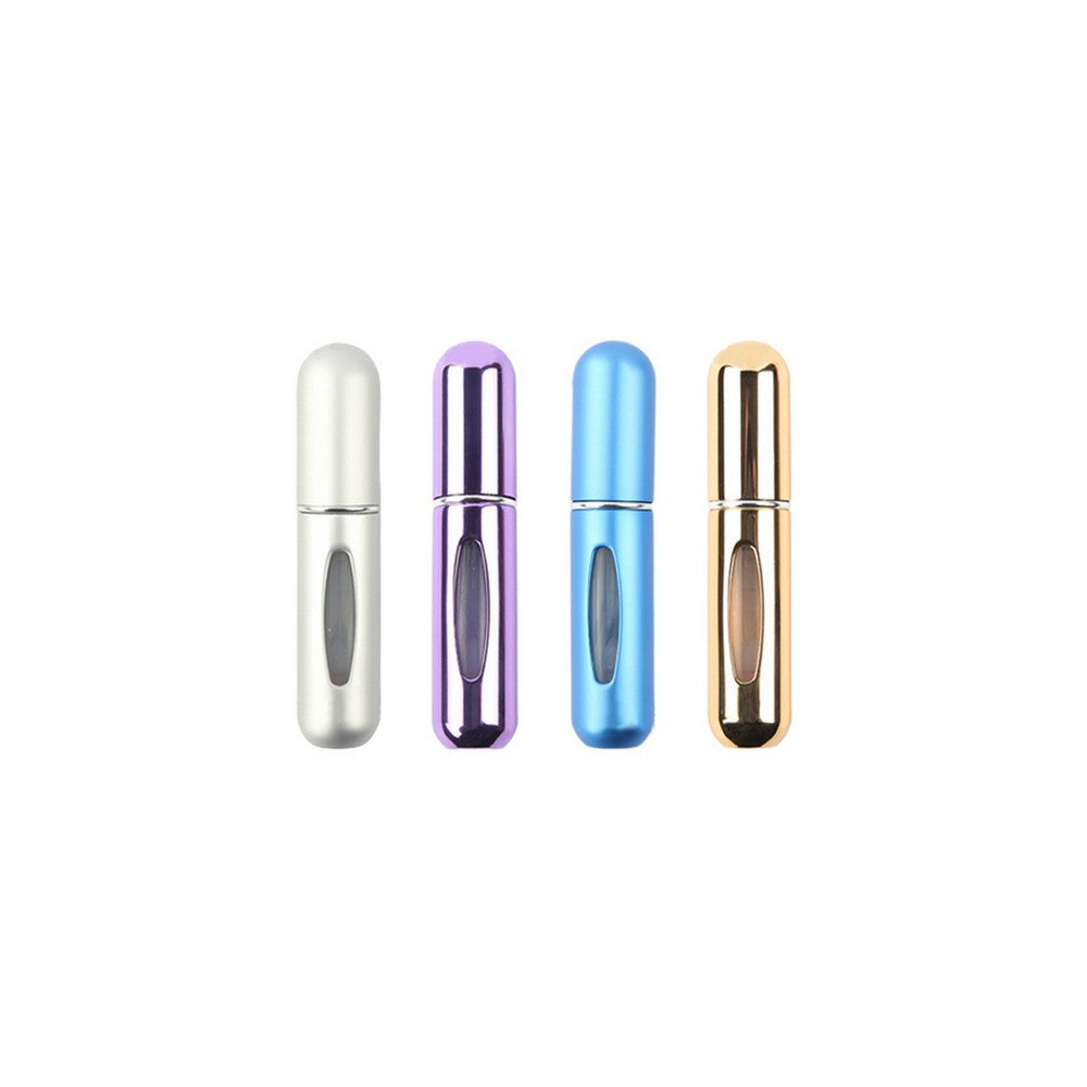 2Pcs Refillable Perfume Atomisers Travel Portable Mini Refillable Bottle Scent Pump Spray