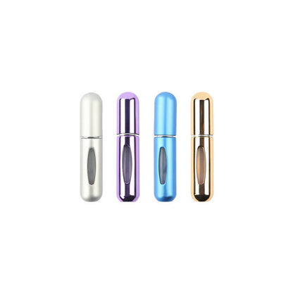 4Pcs Refillable Perfume Atomisers Travel Portable Mini Refillable Bottle Scent Pump Spray