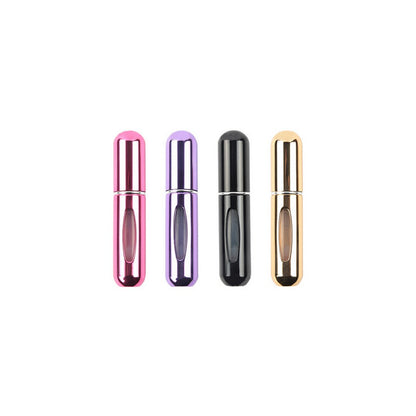4Pcs Refillable Perfume Atomisers Travel Portable Mini Refillable Bottle Scent Pump Spray