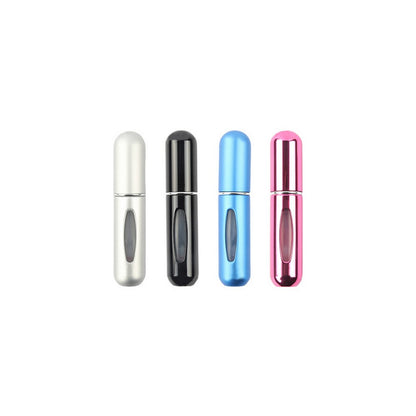 2Pcs Refillable Perfume Atomisers Travel Portable Mini Refillable Bottle Scent Pump Spray
