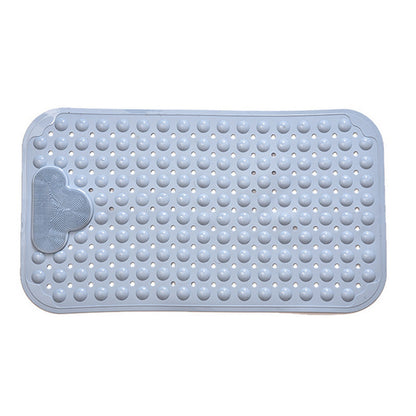70 x 40cm Bathtub Mat Non Slip Mat with Feet Bristles - Blue
