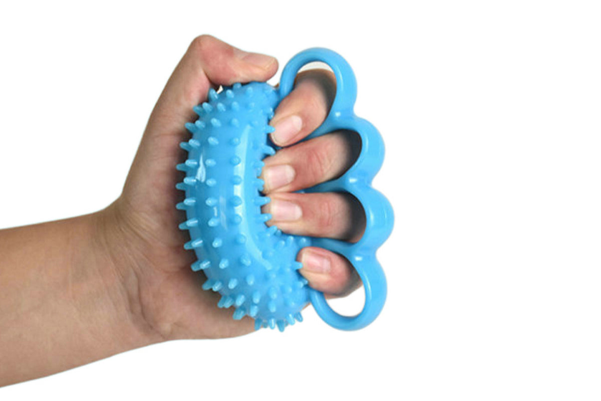 2 PCS Finger Exerciser Hand Squeeze Ball Hand Grip Strength Trainer