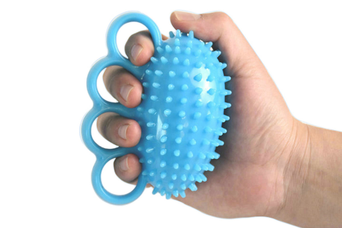 2 PCS Finger Exerciser Hand Squeeze Ball Hand Grip Strength Trainer