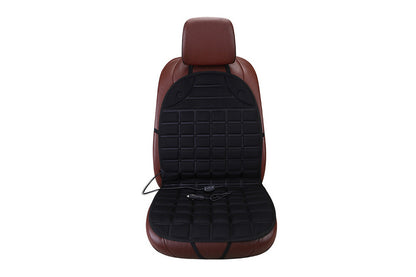 Car Seat Cushion Comfortable Seat Heating Cover Universal Winter Seat Warmer-Black