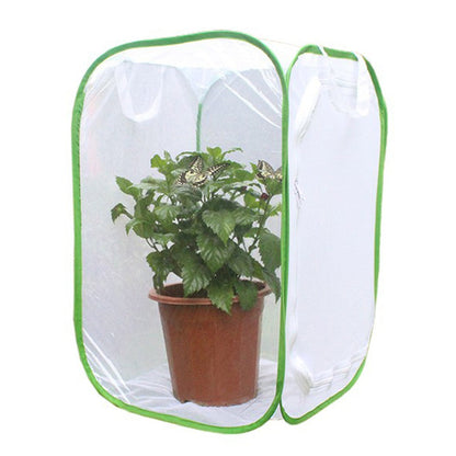 Folding Insect Mesh Cage Butterfly Breathable Habitat Cage Feeding Container