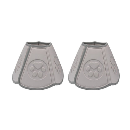 2pcs Pet Recovery Collar Cone Adjustable Soft Cone for Dogs Cats -2XL
