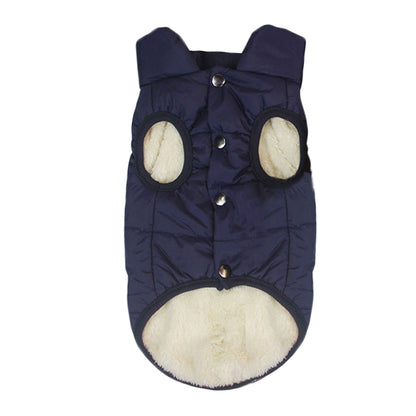Pet Winter Clothes Dog Jacket Pet Winter Coat Blue XL