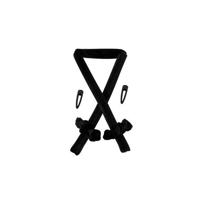 2pcs Heatless Hair Curler No Heat Rod Headband for Long Hair -Black