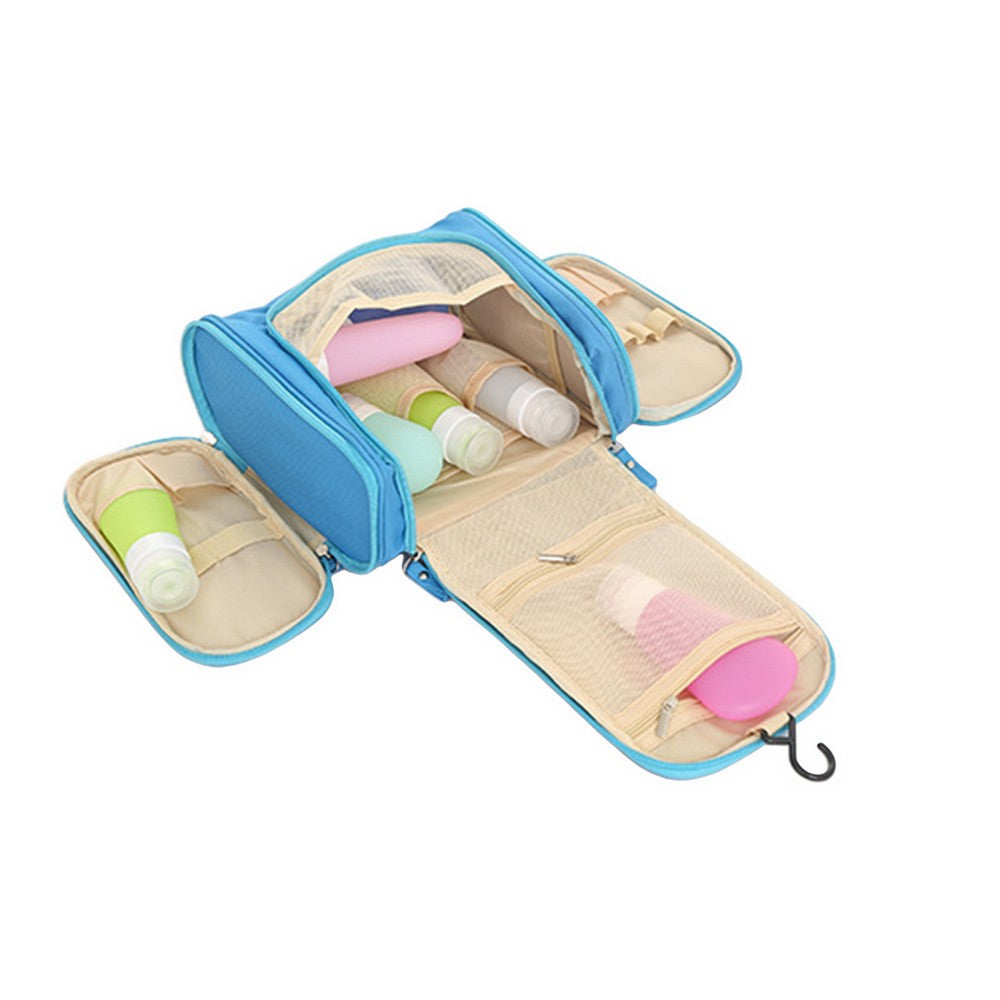 Travel Waterproof Wash Bag Toiletry Bag Travel Organizer -Blue