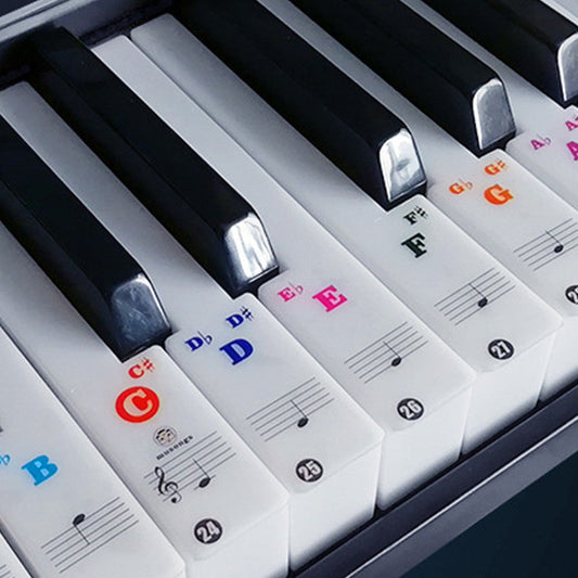 Piano Keys Stickers for 88 Key Piano