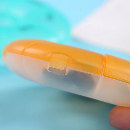 2Pcs Weekly Pill Organizer Portable Travel 7 Day Pill Case Daily Pill Box Dispenser Medicine Planner Colorful