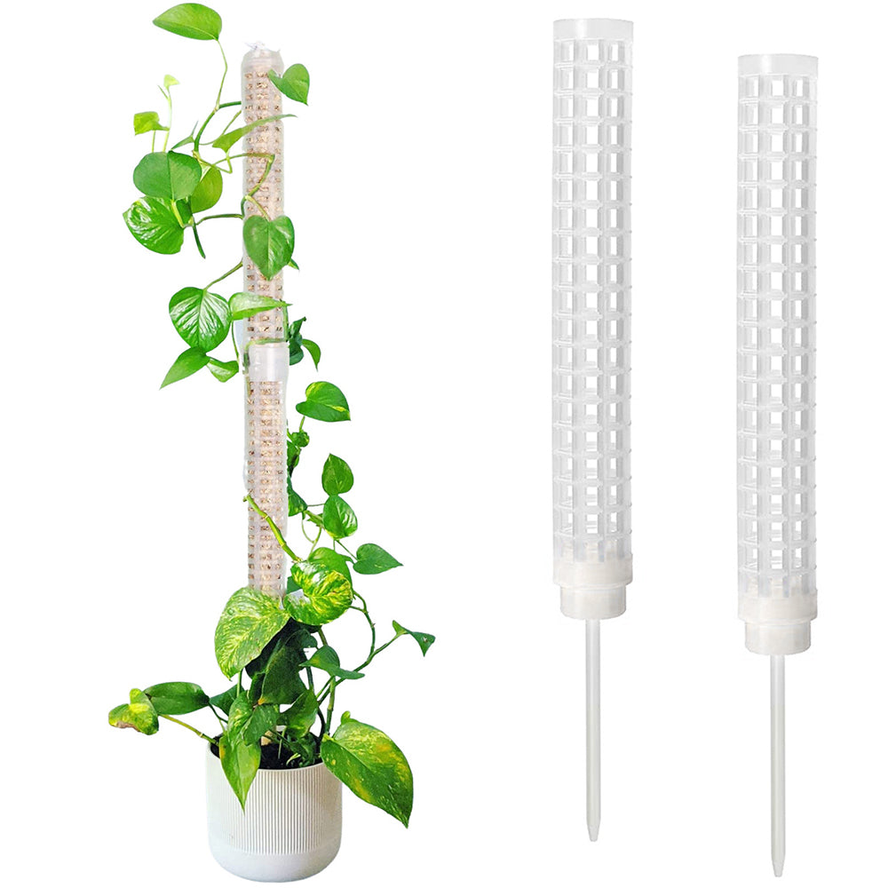 2Pack Set Moss Poles Indoor Outdoor Climbing Plant Support Extension Sticks