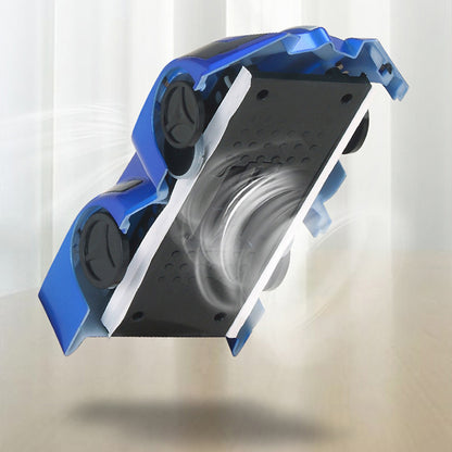 2pcs Wall Climbing Remote Control Car 360 Degree Rotating Stunt Toy RC Car for Kids -Blue and Red