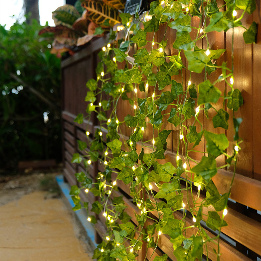 String Lights Artificial Ivy Vine Lights for Wall Room Wedding Indoor Party Festival Decor -Style 3