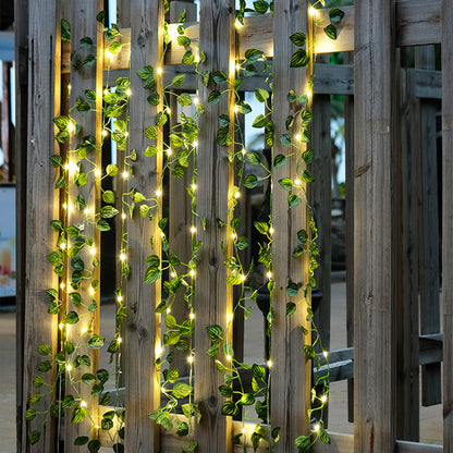 String Lights Artificial Ivy Vine Lights for Wall Room Wedding Indoor Party Festival Decor -Style 1
