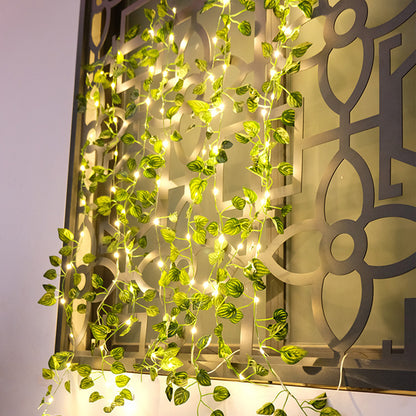 String Lights Artificial Ivy Vine Lights for Wall Room Wedding Indoor Party Festival Decor -Style 1
