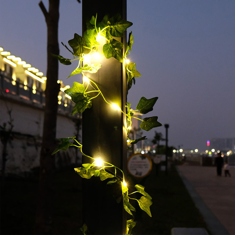 String Lights Artificial Ivy Vine Lights for Wall Room Wedding Indoor Party Festival Decor -Style 3
