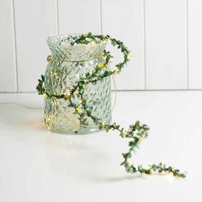 String Lights Artificial Ivy Vine Lights for Wall Room Wedding Indoor Party Festival Decor -Style 2