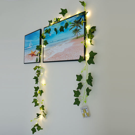 String Lights Artificial Ivy Vine Lights for Wall Room Wedding Indoor Party Festival Decor -Style 3