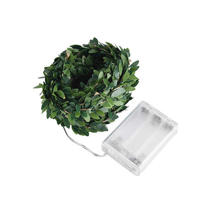 String Lights Artificial Ivy Vine Lights for Wall Room Wedding Indoor Party Festival Decor -Style 2
