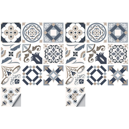 Wall Art 10pcs Reusable Tile Wall Stickers-Style 3