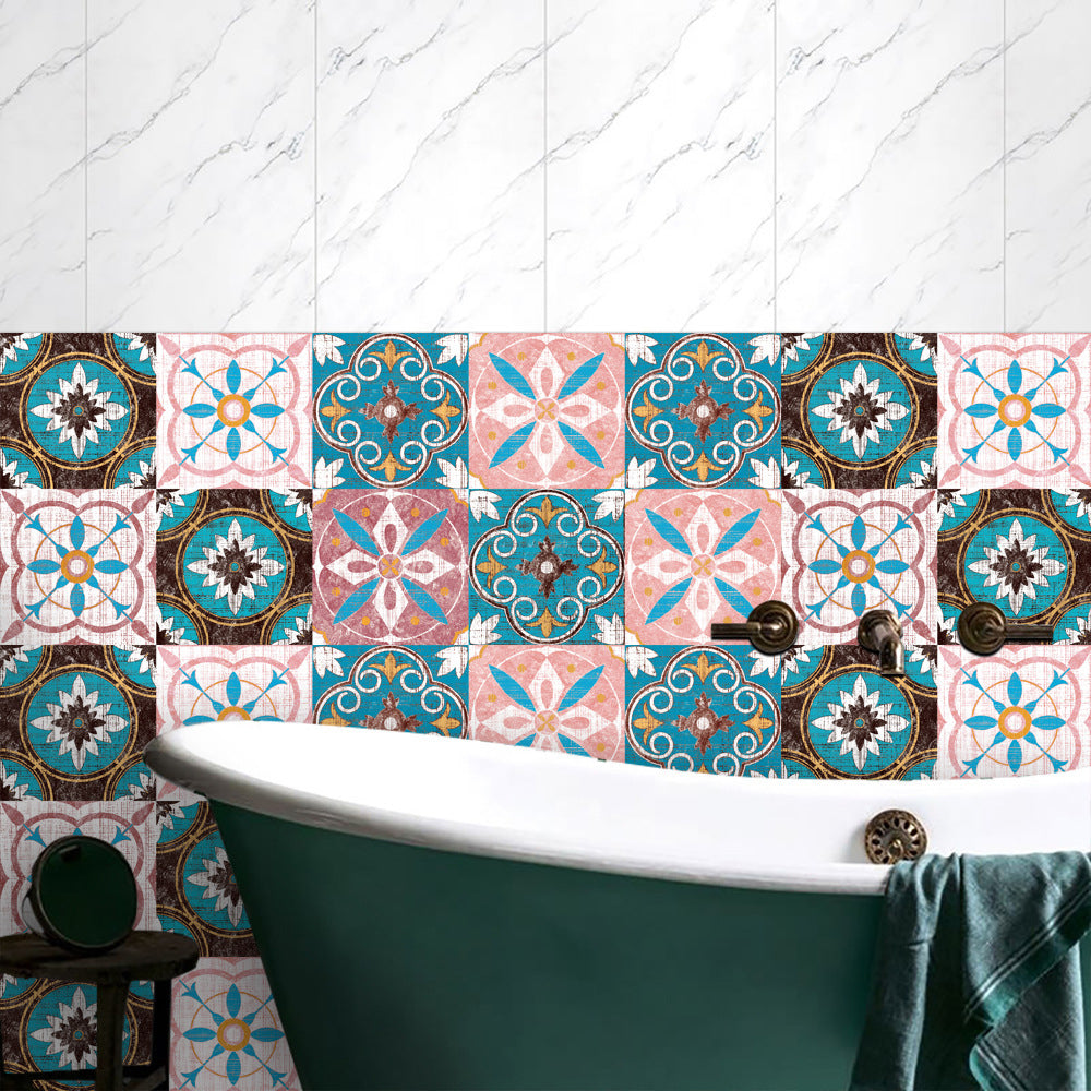 Wall Art 20pcs Reusable Tile Wall Stickers-Style 2